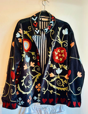 Velvet Embroidered Jackets