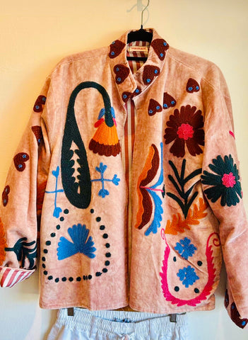 Velvet Embroidered Jackets