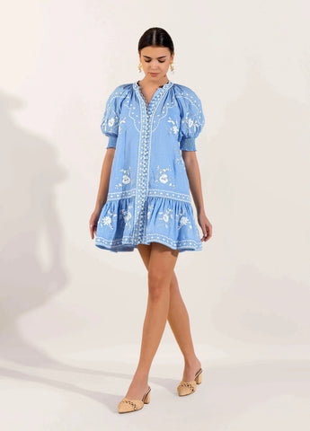 FRENCH PROMENADE MINI DRESS