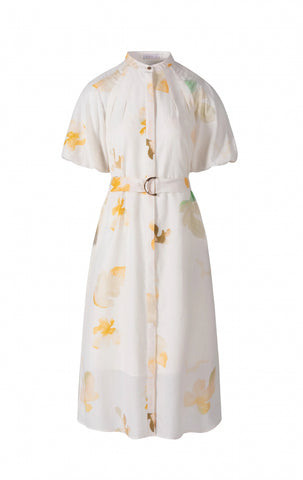 FAE PRINTED SHORT SLEEVES DRESS