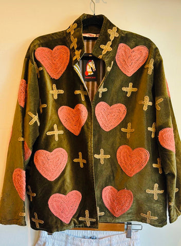 Velvet Embroidered Jackets