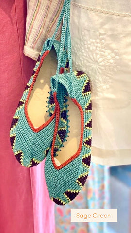 Kashura Crochet Ballet Flats