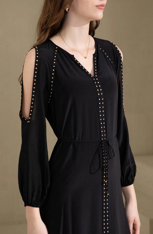 TAHARI SILK LONG DRESS