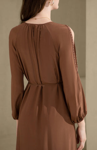 TAHARI SILK LONG DRESS