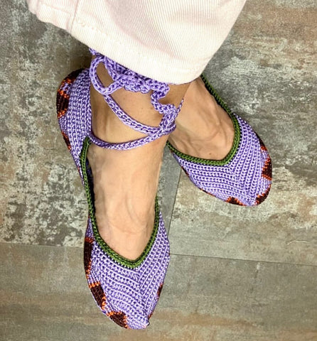 Kashura Crochet Ballet Flats