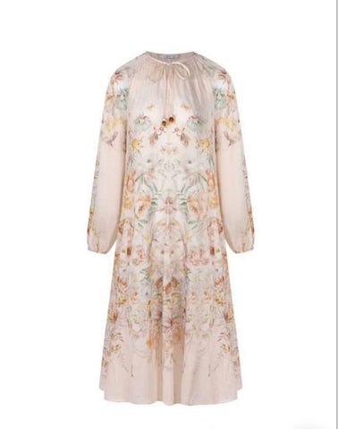 ATTICUS LONG SLEEVE PRINTED DRESS
