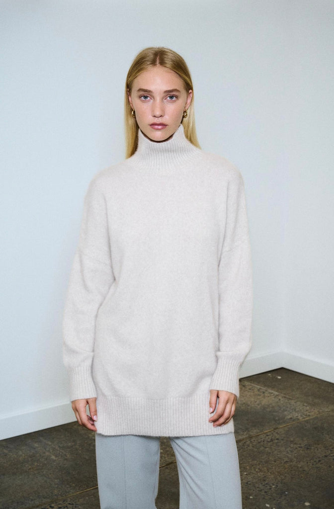Funnel Neck Knit
