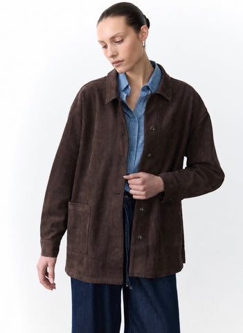 Faux Suede Jacket