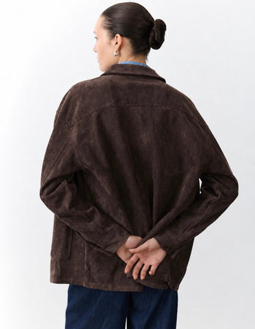 Faux Suede Jacket