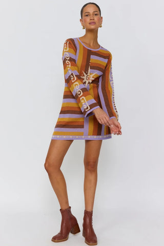 Solara Mini Dress in Havana